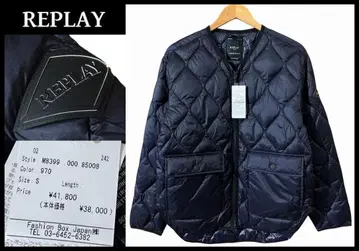 정가 41,800 25AW 새상품 리플레이 M8399 퀼팅 자켓