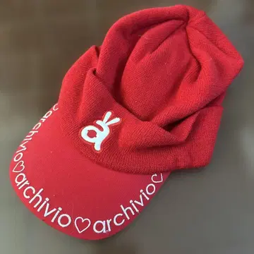 아르치비오 니트 모자 빨간색