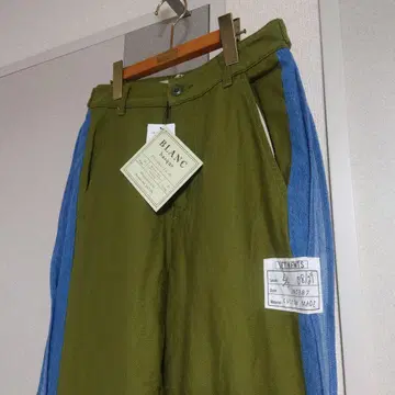 [택 포함 새상품] BLANC basque/사이드 라인 캐주얼 팬츠 36