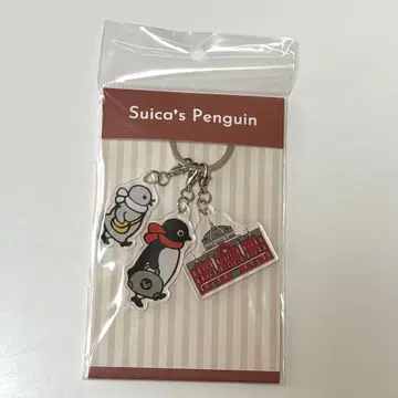 Suica 펭귄 아크릴 키링 3개 세트