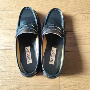 HARUTA NAGD 4505 블랙 로퍼 22.5cm