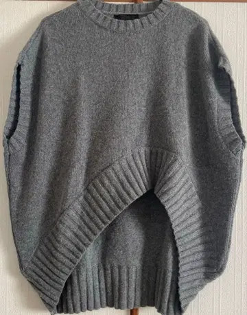 ZARA 울 혼방 오버 사이즈 스웨터 베스트 M