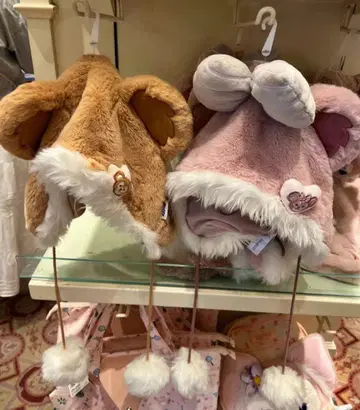 상하이 디즈니 한정판 귀 달린 팬 캡