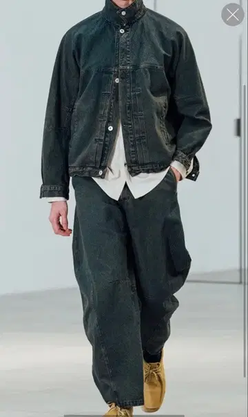 CITY TOKYO/페이드 데님 셋업