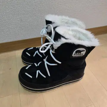 SOREL 방수 블랙 부츠