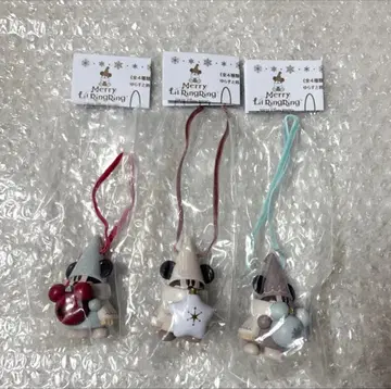 디즈니 크리스마스 리루린린 캡슐 토이 2025 3종 세트