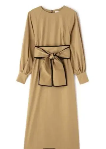 어도어 테크노벤틸 원피스 벨트 리본 A라인 38