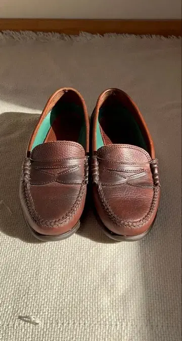 레어 USA제 G.H.BASS&CO WEEJUNS 코인 로퍼 US8