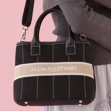 JILLSTUART 질 바이 질 스튜어트 핸드백 로고 백 블랙