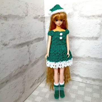 지니 의류 핸드메이드 니트 크리스마스 드레스 산타 모자 삭스