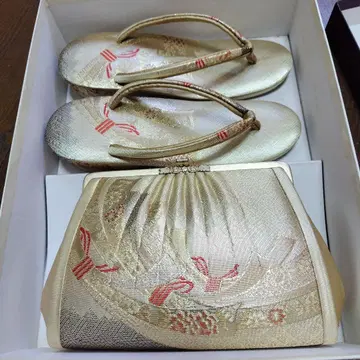 자수 골드 백과 조리 세트