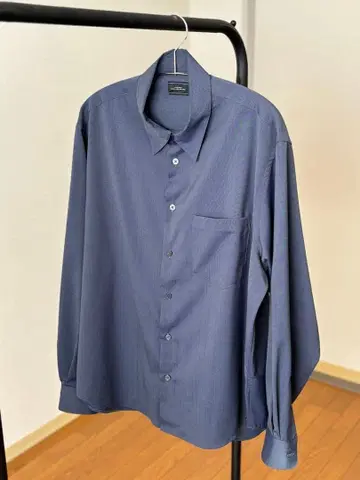[ 미사용 ] green label relaxing 셔츠 네이비 L