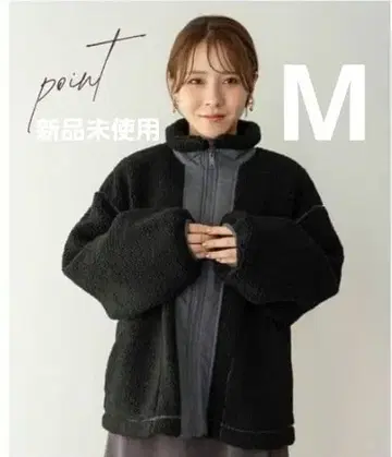 tal.by yumi. 미사용 새상품 보아 자켓 플리스 M 시마무라