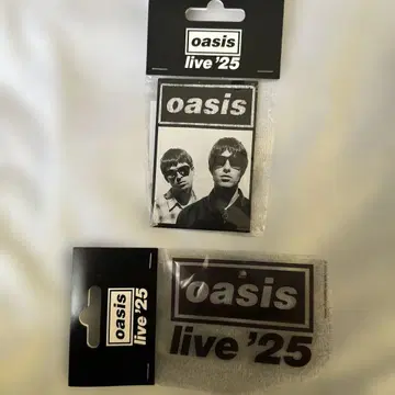 oasis live'25 로고 스티커 & 마그넷
