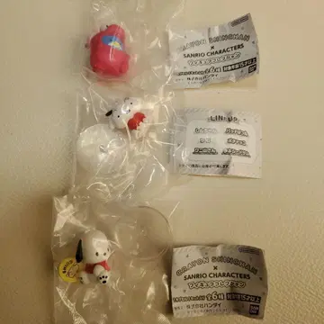 짱구는 못말려(크레용 신짱) 산리오 캐릭터즈 피규어 컬렉션 3종 세트