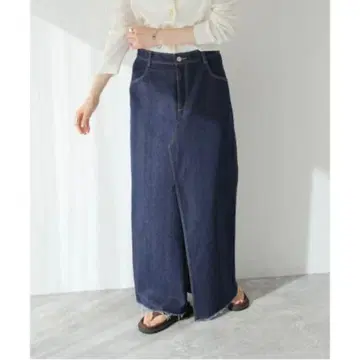 저널 스탠다드 레사쥬 12.5OZ 데님 슬릿 스커트