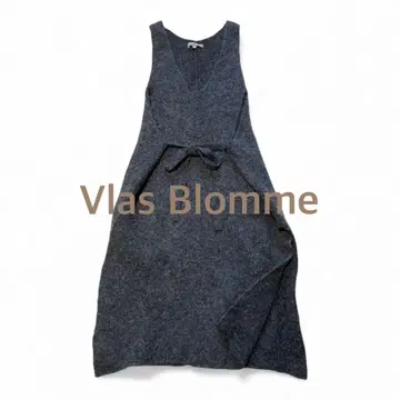 vlas blomme 블룸 알파카 혼방 베스트 원피스