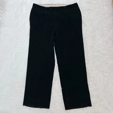 [ 새상품급 ] DURBAN 더반 코듀로이 체크 블랙 하의 XL