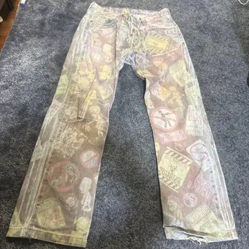 TRUUS CO. 그래픽 프린트 데님