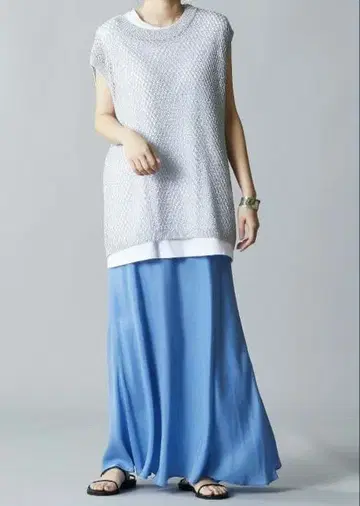 큐프라 트윌 머메이드 스커트