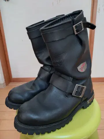 Red Wings 970 엔지니어 부츠 블랙