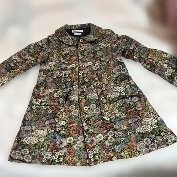 빔즈 보이 고블랑 직물 꽃무늬 롱 코트 일본제