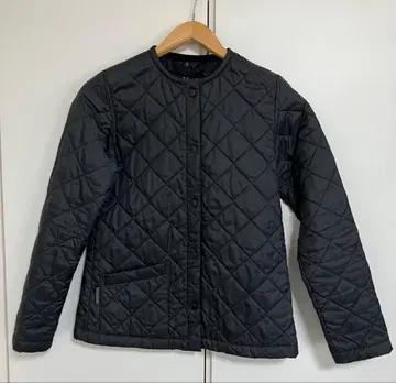 LAVENHAM 라벤햄 노카라 퀼팅 자켓 38 사이즈