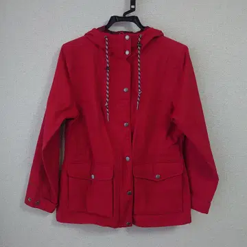 EdyBauer 빨간색 후드 부착 마운틴 후드티 M 사이즈