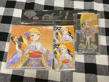 매지컬 미라이 2019 에테르노 레시 린 부채 부채 스탠드 색지 캔뱃지