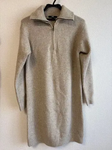 새상품급 UNIQLO 수플레얀 니트 원피스 S