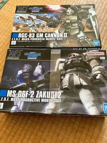 건담 프라모델 HG 묶음 판매 자쿠 IIF2형, 건캐논 II
