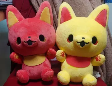 신 여우와 샐러리맨 BIG 봉제 인형 베니 킨 세트