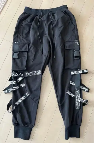 블랙 카고 팬츠 S 사이즈