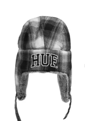 하자품 새상품 HUF 체크 무늬 플라이트 캡 s/m