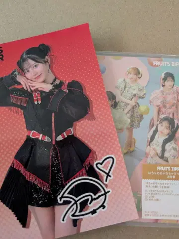 FRUITSZIPPER 엽서 츠키아시