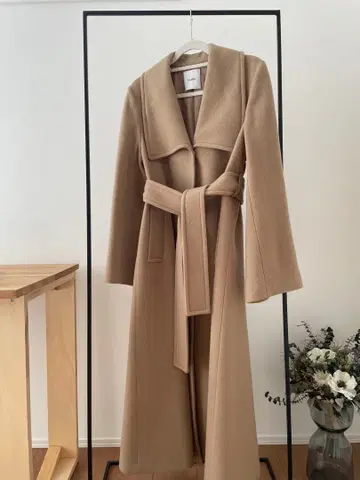 CLANE 베이지 롱 코트