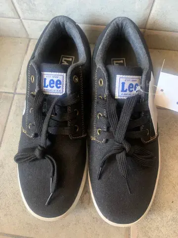 Lee 데님 원단 블랙 스니커즈 미사용 새상품