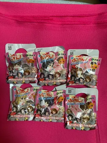 이토엔 케이온! 미니 피규어 스트랩 6종 세트