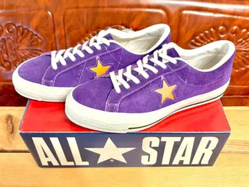 희귀 레어! 컨버스 원스타 보라색 스웨이드 데드 빈티지 2510