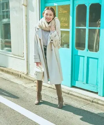 mysty woman 스탠드 래글런 W 코트 M 에크루