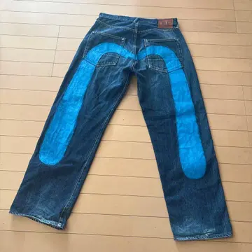 EVISU no2 대흑 갈매기 라이트 블루 34 x 35