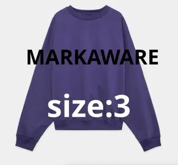 MARKAWARE 맨투맨 트레이닝복 퍼플 사이즈 3