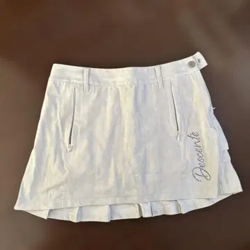 데상트 골프 스커트 S 화이트