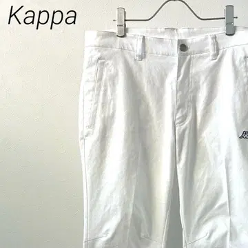 Kappa 골프 팬츠 센터 프레스 로고 자수 포켓 심플 빅