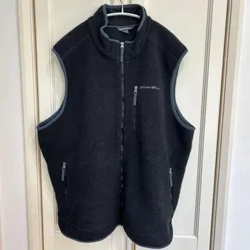 Eddie Bauer 플리스 베스트 2XL 블랙