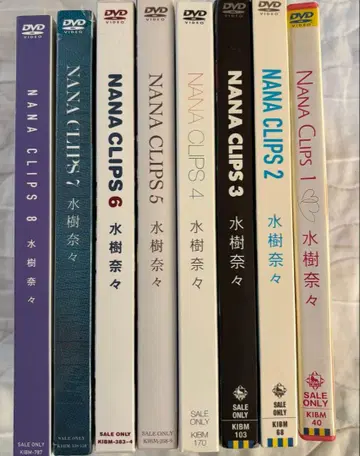 미즈키 나나 뮤직 비디오 DVD 8개 세트