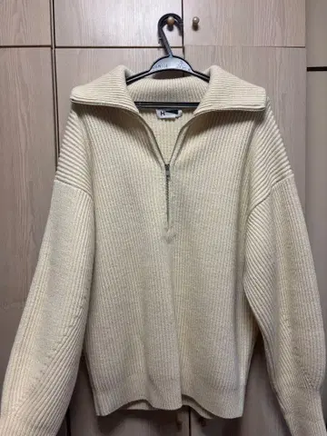 H Beauty&youth 하프 지퍼 니트 스웨터