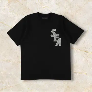 윈드앤씨 Logo Stitch S/S Tee 블랙 XL