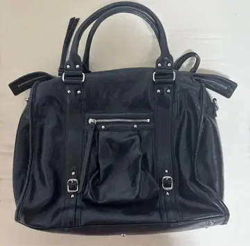 JEANASIS 앤티크 인조 가죽 보스턴