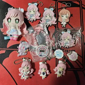 치유천사 스카이 프리큐어 큐어 프리즘 봉제 인형 러버 마스코트 세트